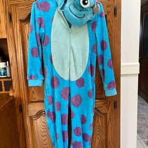 Amazon Blue and Purple Monster Kids One-Piece Costume